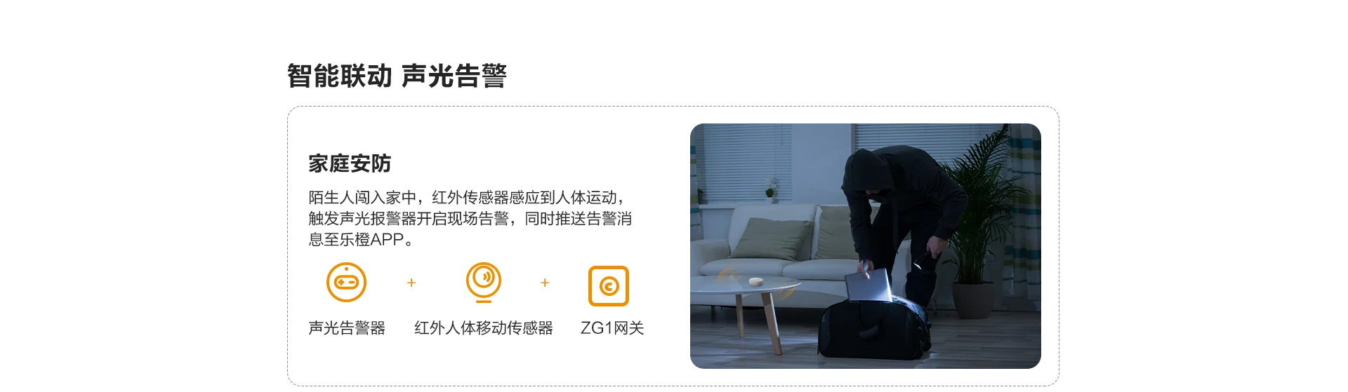 无线声光报警器 需搭配网关使用