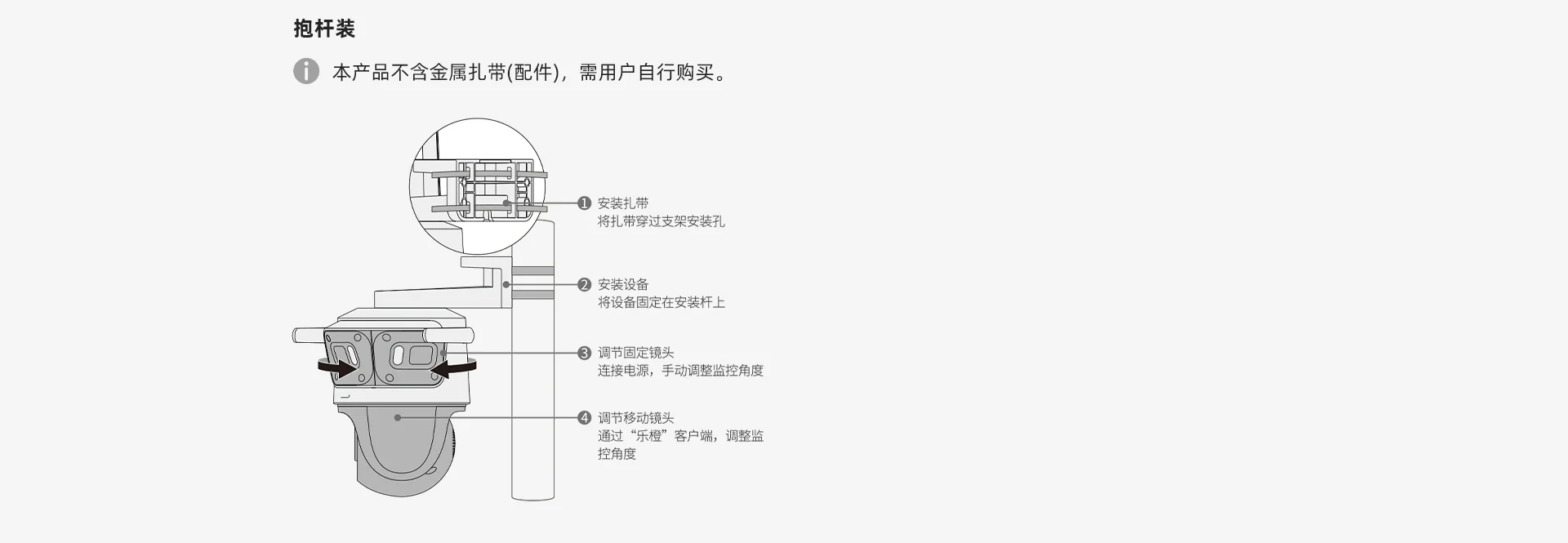【搭配AI智见年套餐】TS8室外三目枪球联动防水摄像机