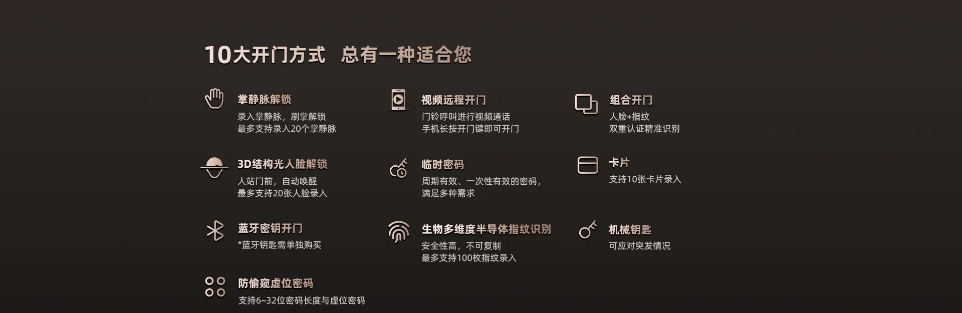LIGHT1-sxp 掌静脉双摄智能人脸门锁