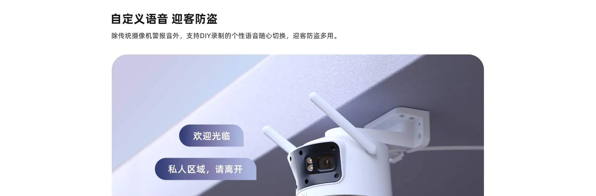 【搭配AI智见年套餐】TS8室外三目枪球联动防水摄像机