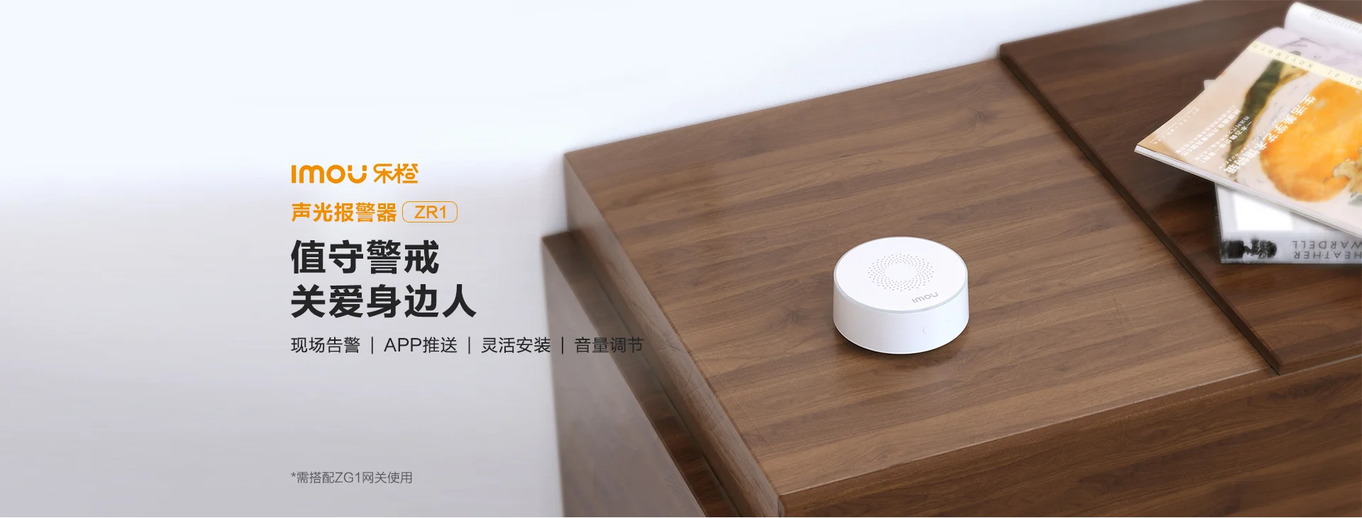 无线声光报警器 需搭配网关使用