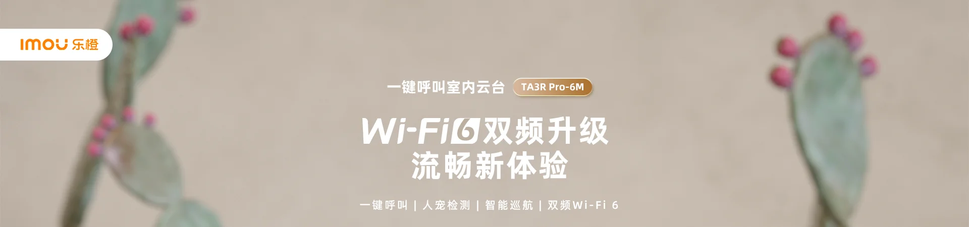 TA3R PRO 600万升级版室内全景一键呼叫云台机
