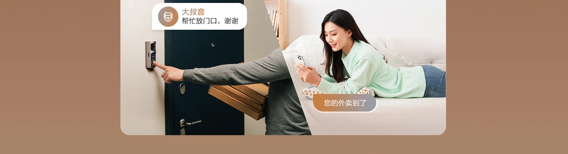 DB-2S 2K高清镜头大广角可旋转门铃监控二合一