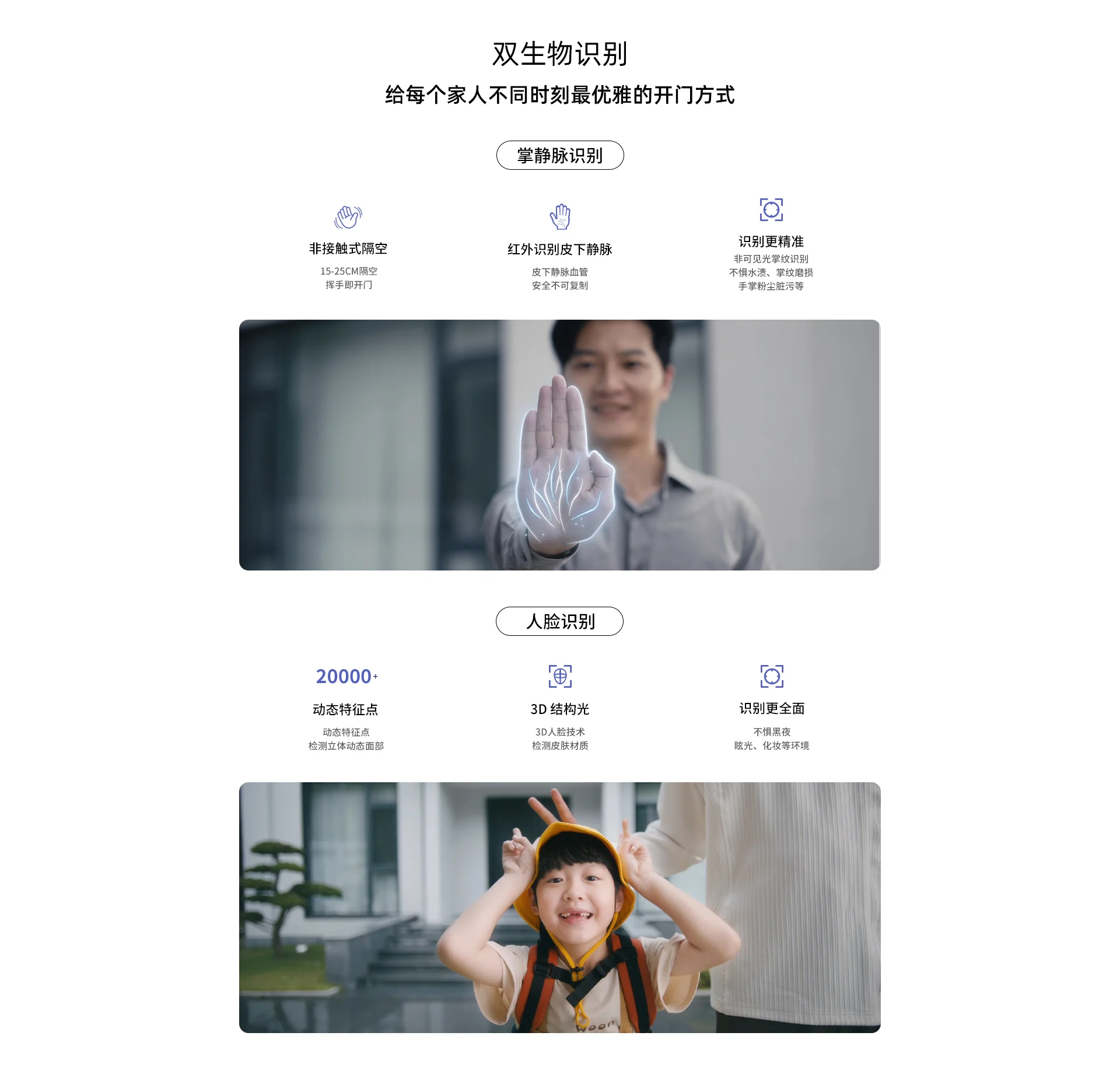乐橙磐石AI智能门锁掌静脉人脸大屏可视R10-MAX