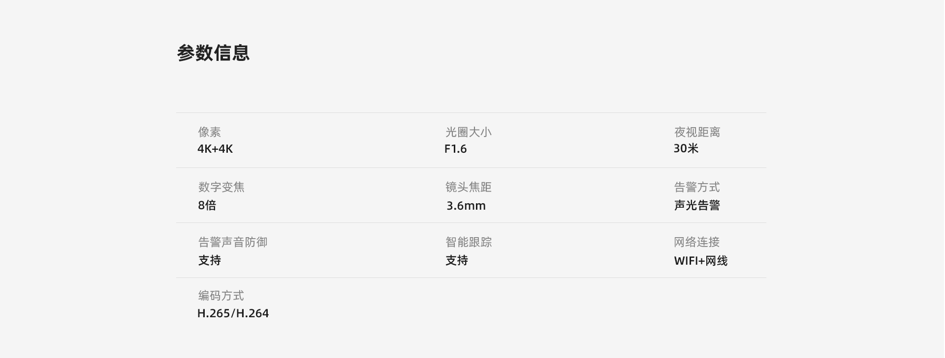 【搭配AI智见年套餐】TS7E 1600万室外双目防水摄像机