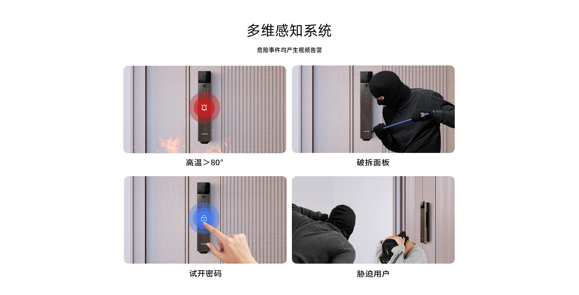 乐橙磐石AI智能门锁人脸大屏可视R10 S