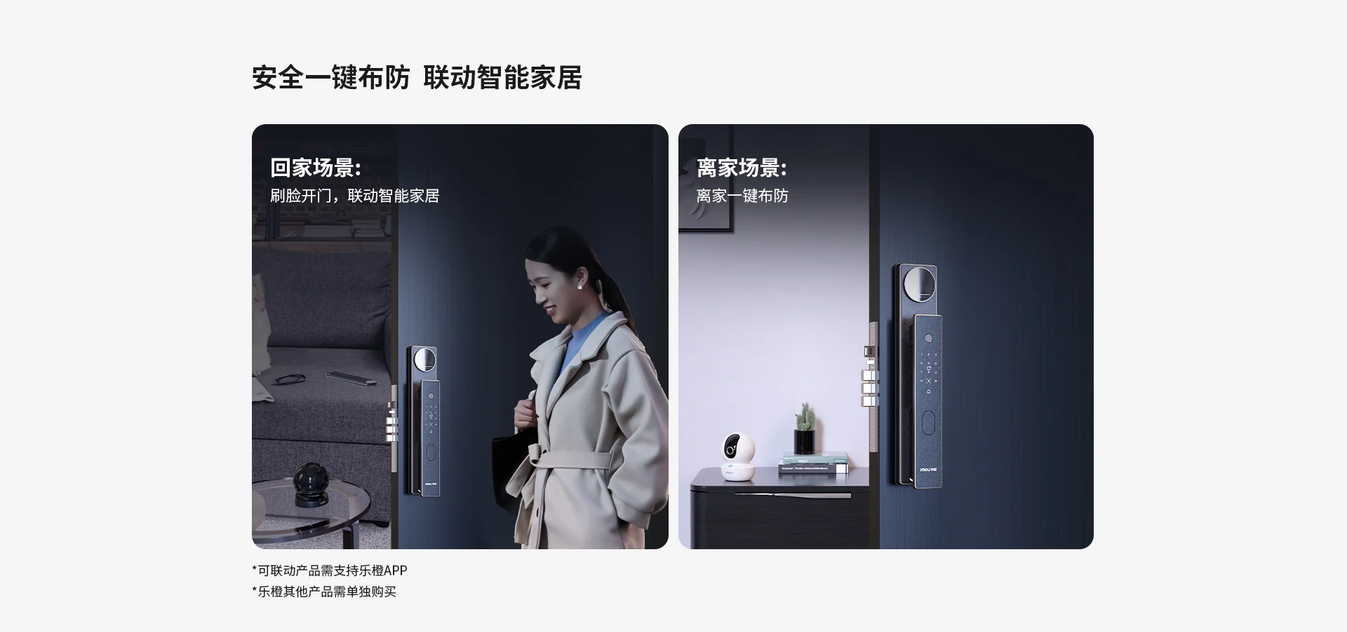 乐橙LIGHT1-i 3D结构光人脸锁智能门锁